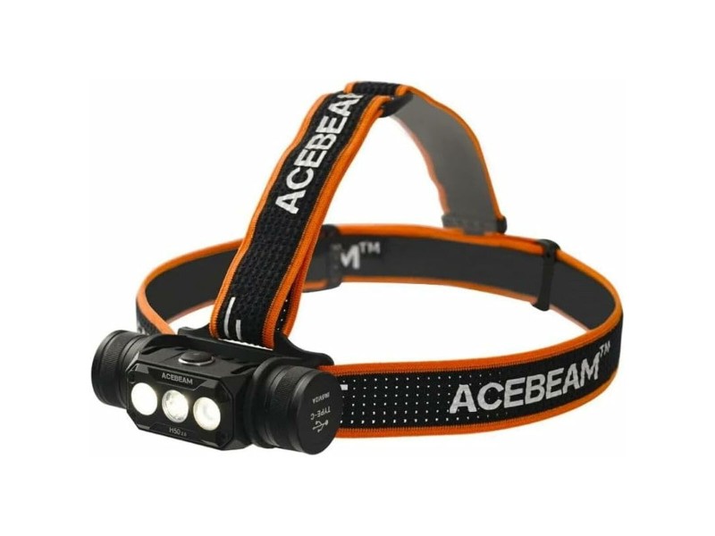LED Фенер Acebeam H50 2.0 Черен Оранжев NaN –  BB Челни фенери