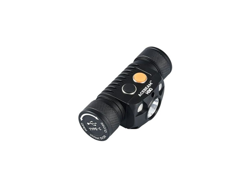 LED Фенер Acebeam H30 R+CRI 6500K Черен Оранжев 4000 Lm NaN –  BB Челни фенери