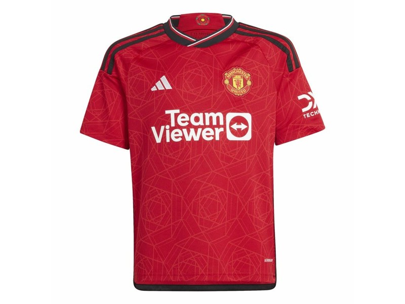 Детска Тениска за Футбол с Къс Ръкав Adidas Manchester (7-8 години) NaN –  BB Отборни фланелки