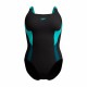 Дамски бански Speedo Shaping Solid Splice Черен NaN –  BB Цели бански костюми