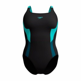 Дамски бански Speedo Shaping Solid Splice Черен
