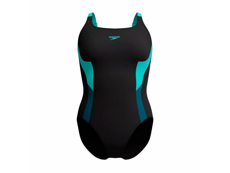 Дамски бански Speedo Shaping Solid Splice Черен NaN –  BB Цели бански костюми
