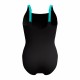 Дамски бански Speedo Shaping Solid Splice Черен NaN –  BB Цели бански костюми