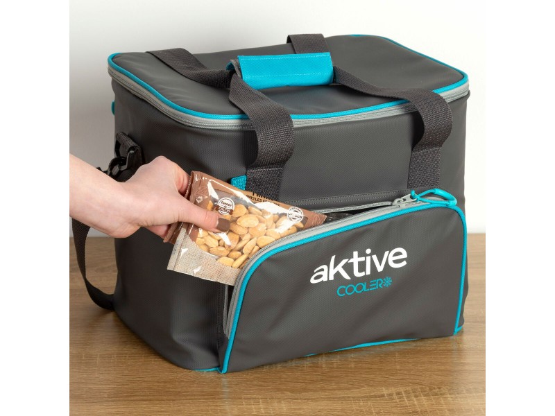 Преносима Хладилна Чанта Aktive 20 L 32 x 28 x 23 cm Черен (4 броя) NaN –  BB Аксесоари за хладилник