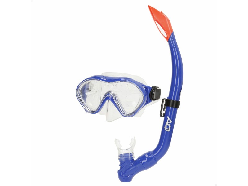 Очила за Гмуркане с Детски Шнорхел AquaSport Син Розов (6 броя) NaN –  BB Очила и маски