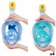 Маска за Шнорхел с Поставка за Спортна Камера AquaSport Син цвят тюркоаз (4 броя) NaN –  BB Очила и маски