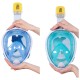 Маска за Шнорхел с Поставка за Спортна Камера AquaSport Син цвят тюркоаз (4 броя) NaN –  BB Очила и маски