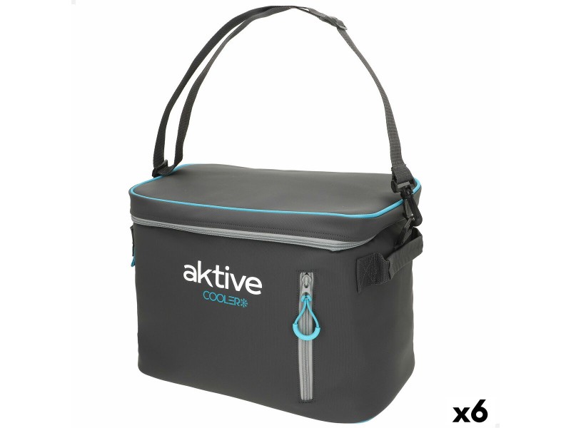 Преносима Хладилна Чанта Aktive 18 L 34 x 26 x 21 cm Черен (6 броя) NaN –  BB Аксесоари за хладилник
