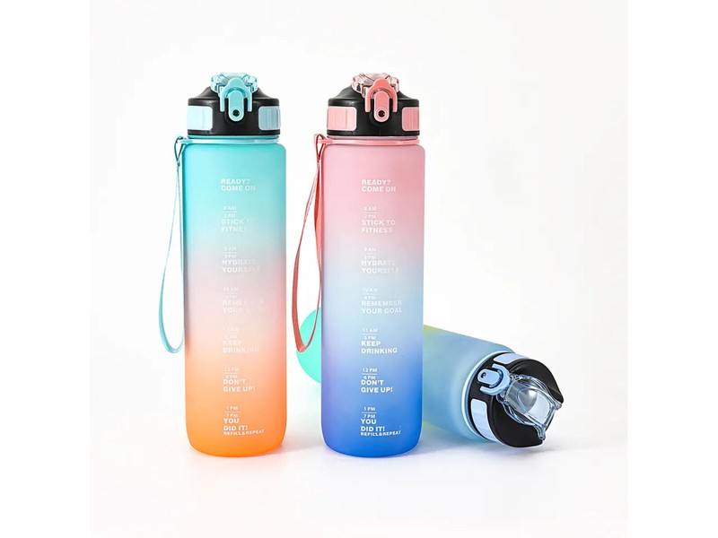 Бутилка за вода Bewinner Многоцветен 800 ml 7,5 x 23,5 cm (12 броя) NaN –  BB Столове и бутилки за вода