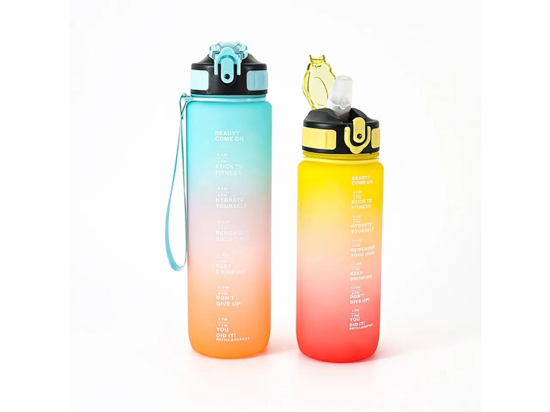 Бутилка за вода Bewinner Многоцветен 800 ml 7,5 x 23,5 cm (12 броя) NaN –  BB Столове и бутилки за вода