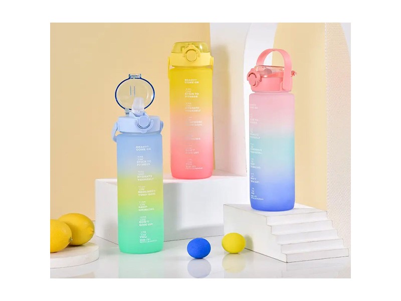 Бутилка за вода Bewinner Многоцветен 600 ml 7,5 X 20 CM (12 броя) NaN –  BB Столове и бутилки за вода