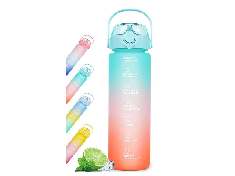 Бутилка за вода Bewinner Многоцветен 600 ml 7,5 X 20 CM (12 броя) NaN –  BB Столове и бутилки за вода