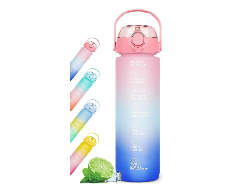Бутилка за вода Bewinner Многоцветен 600 ml 7,5 X 20 CM (12 броя) NaN –  BB Столове и бутилки за вода