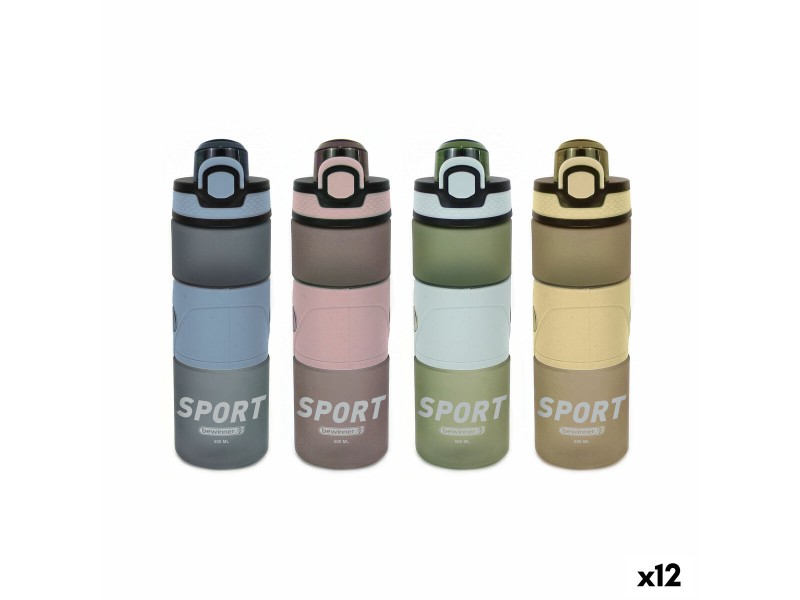 Бутилка за вода Bewinner 500 ml 0,5 L 7 x 20,5 cm (12 броя) NaN –  BB Столове и бутилки за вода