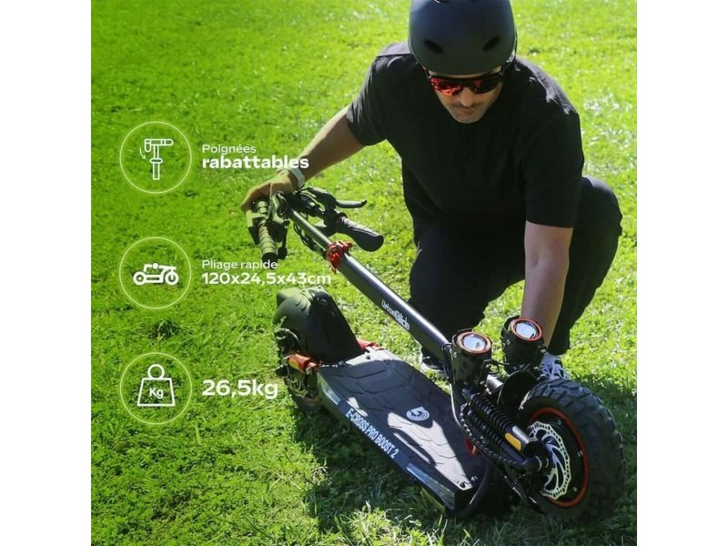 Електрически скутер Urbanglide ECROSS PRO BOOST 2 Черен 25 km/h 800 W NaN от | techMAG.bg Електрически скутер Urbanglide ECROSS PRO BOOST 2 Черен 25 km/h 800 W NaN – BB Електрически тротинетки