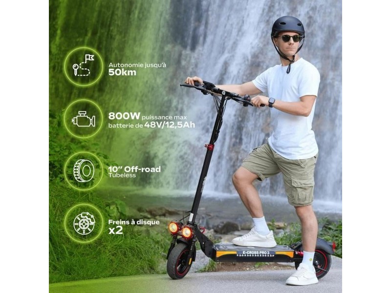 Електрически скутер Urbanglide ECROSS PRO 2 Черен 25 km/h 800 W NaN –  BB Електрически тротинетки