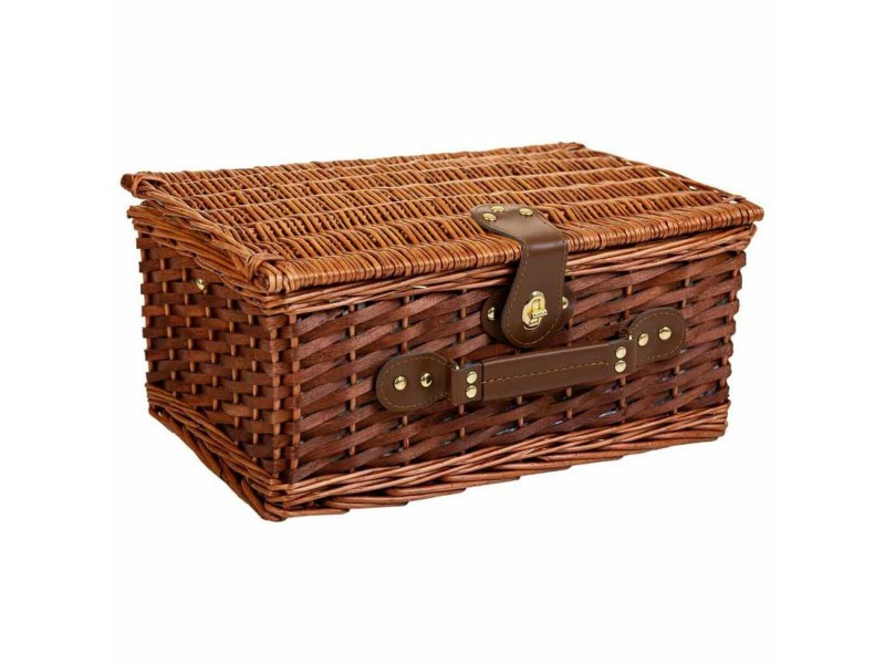 Кошница за Пикник Alexandra House Living Кафяв плетена ракита NaN –  BB Комплекти за пикник