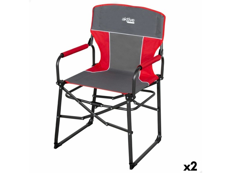 Сгъваем Стол за Къмпинг Aktive 54 x 92 x 49 cm (2 броя) NaN –  BB Столове