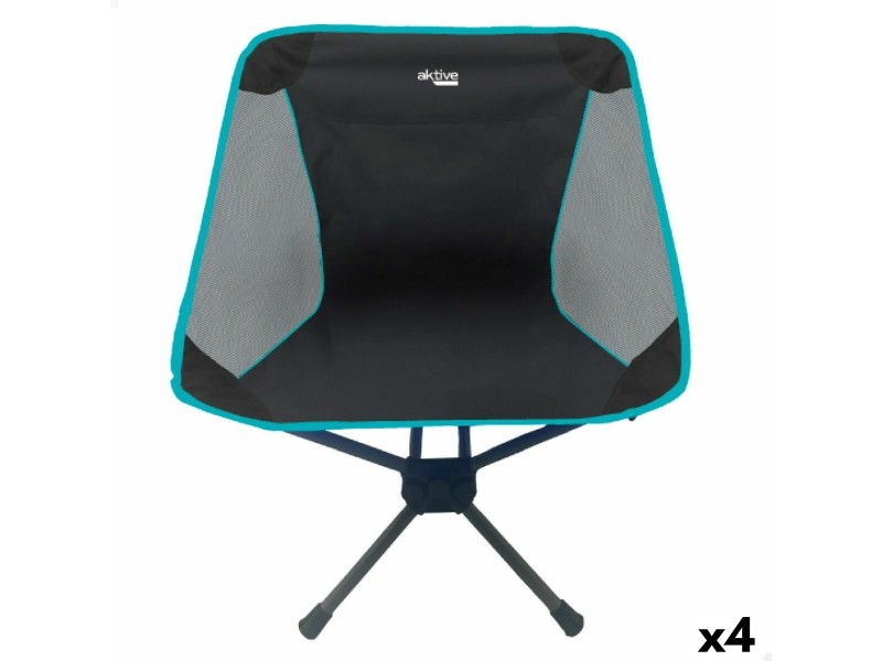 Сгъваем Стол за Къмпинг Aktive 58 x 66 x 46 cm (4 броя) NaN –  BB Столове