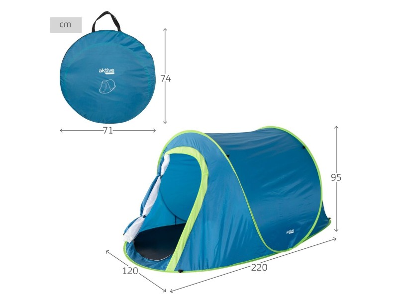 Палатка Aktive 120 x 95 x 220 cm (2 броя) NaN –  BB Иглу палатки