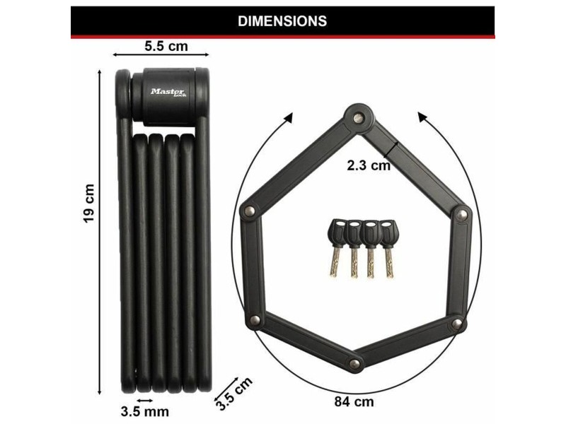 Ключалка Master Lock NaN –  BB Сгъваеми катинари