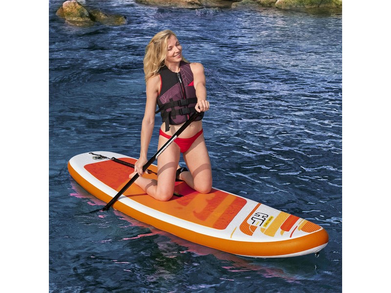 Надуваема Дъска за Гребло за Сърф с Аксесоари Bestway Hydro-Force Многоцветен 274 x 76 x 12 cm NaN –  BB Надуваеми дъски