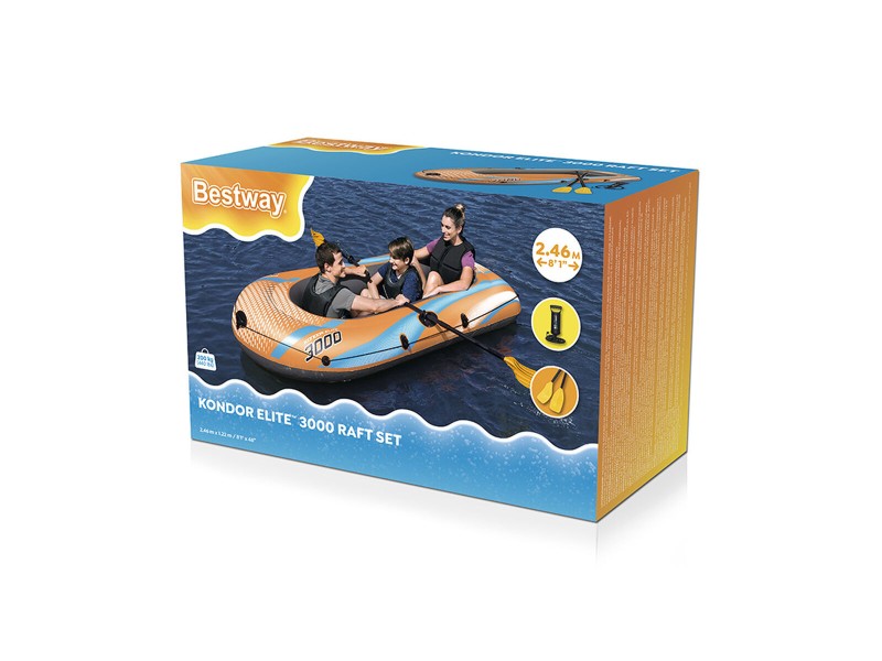 Надуваема Лодка Bestway Kondor Elite 3000 246 x 122 x 45 cm NaN от | techMAG.bg Надуваема Лодка Bestway Kondor Elite 3000 246 x 122 x 45 cm NaN – BB Надуваеми салове