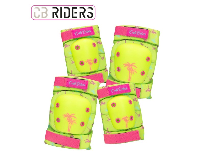 Комплект за Спортна Защита Colorbaby Neon Cali Vibes Жълт (4 броя) NaN –  BB Детски каски