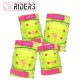 Комплект за Спортна Защита Colorbaby Neon Cali Vibes Жълт (4 броя) NaN –  BB Детски каски