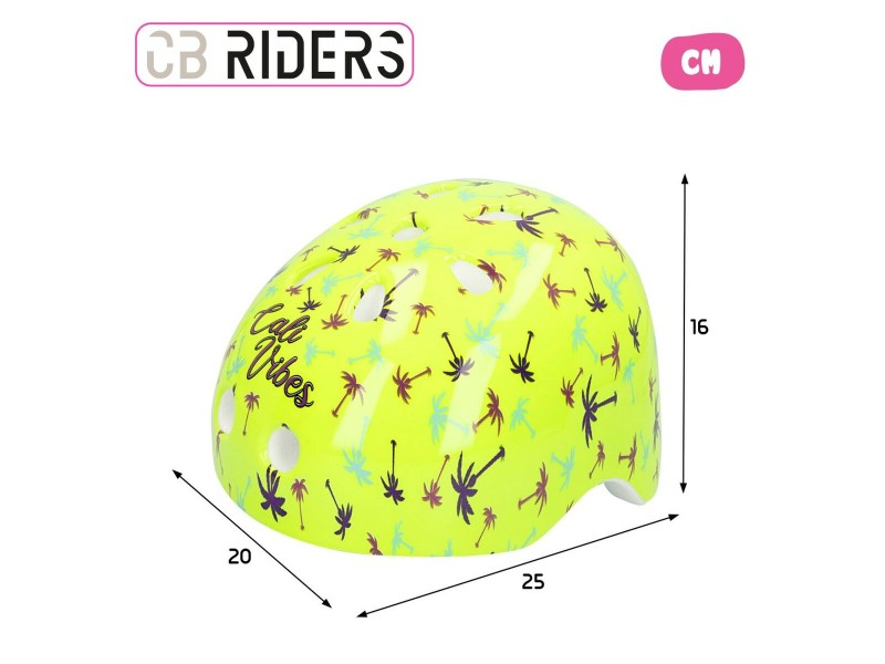 Детска Каска за Велосипед Colorbaby Neon Cali Vibes Жълт (4 броя) NaN –  BB Детски каски