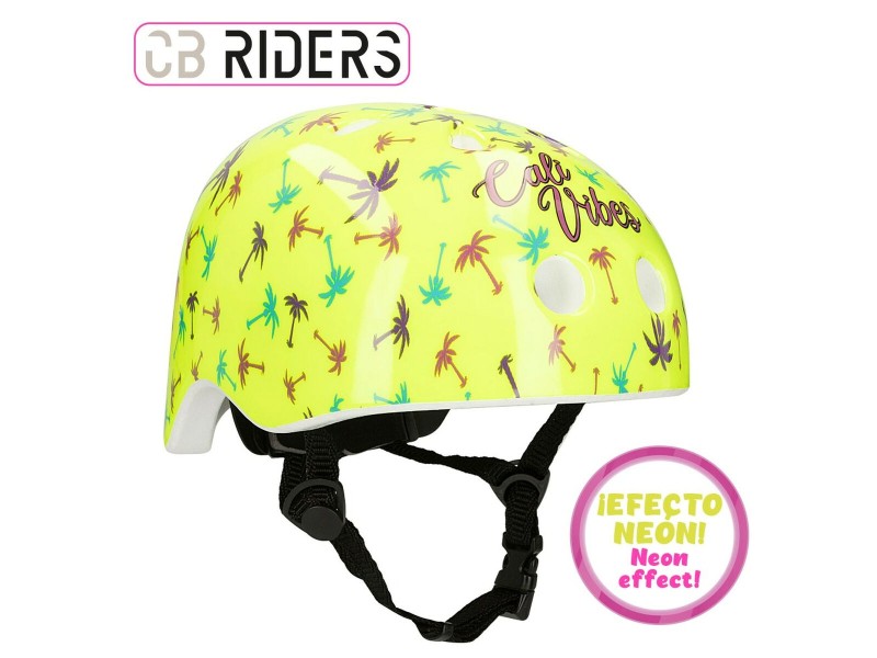 Детска Каска за Велосипед Colorbaby Neon Cali Vibes Жълт (4 броя) NaN –  BB Детски каски