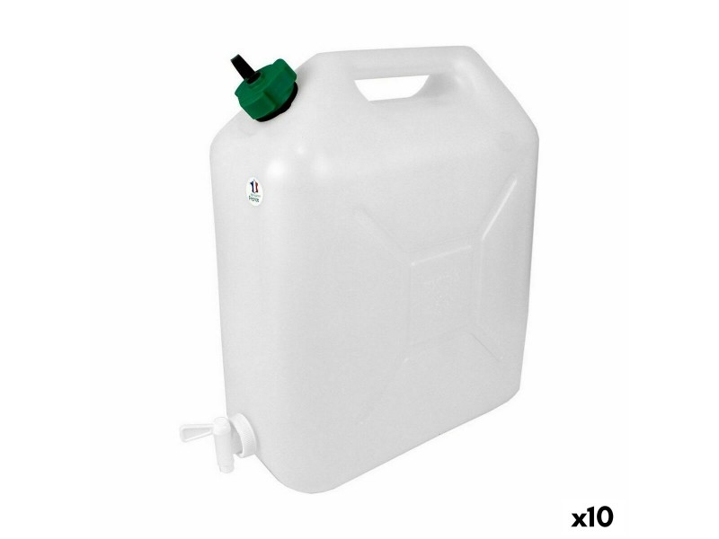 Буркан за Вода с Капачка EDA 29 x 15 x 35 cm (10 броя) NaN –  BB Съхранение на вода
