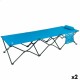 Сгъваемо легло Aktive Син Къмпинг 178 x 62 x 38 cm 178 x 38 x 62 cm (2 броя) NaN –  BB Детски креватчета и хамаци