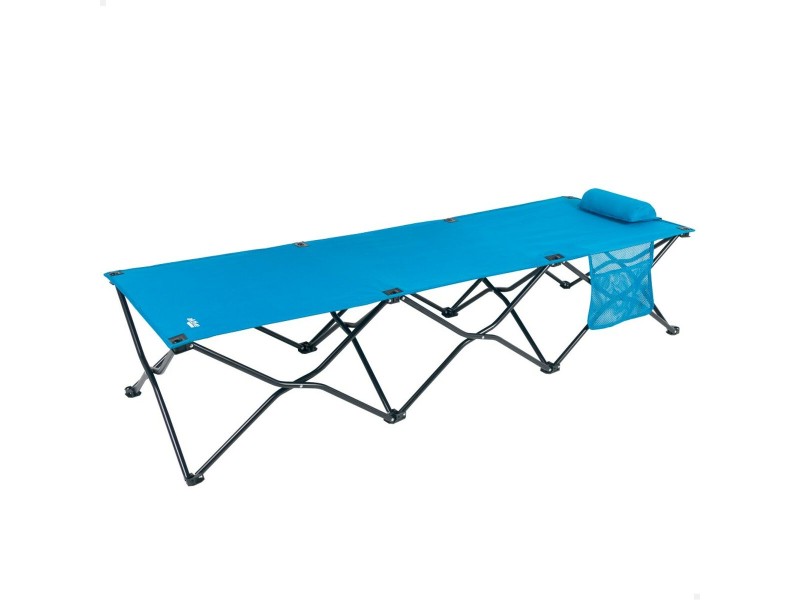 Сгъваемо легло Aktive Син Къмпинг 178 x 62 x 38 cm 178 x 38 x 62 cm (2 броя) NaN –  BB Детски креватчета и хамаци
