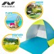 Beach Windscreen Aktive Син Зелен полиестер 160 x 110 x 140 cm NaN –  BB Плажни палатки