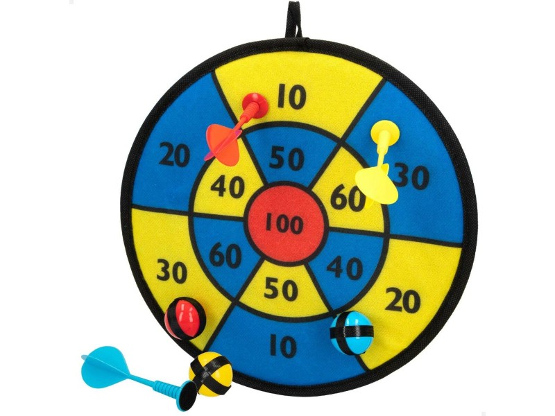 Велкро Мишена за Дартс с Топка Colorbaby Ø 29,5 cm (12 броя) NaN –  BB Традиционни мишени