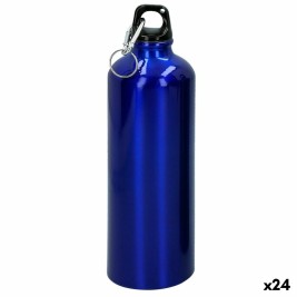 Бутилка за вода Aktive 750 ml Карабинер Алуминий 7 x 25 x 7 cm (24 броя)