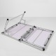 Сгъваема масичка Aktive Къмпинг Сив 90 x 70 x 60 cm (2 броя) NaN –  BB Маси