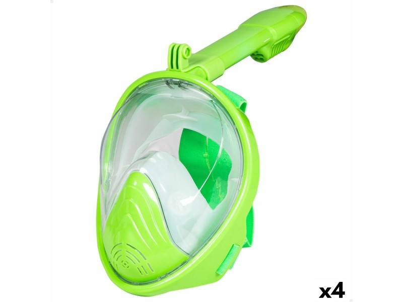 Маска за гмуркане AquaSport Зелен XS (4 броя) NaN –  BB Очила и маски