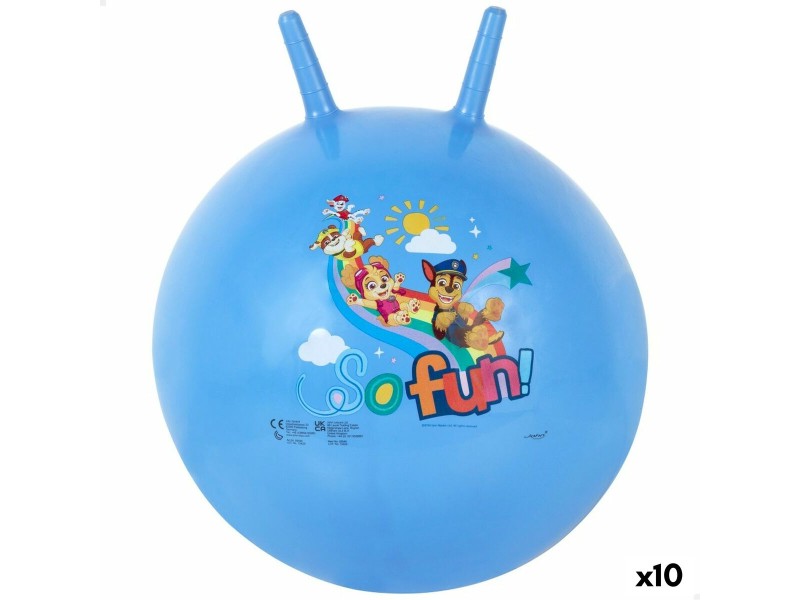 Скачаща топка The Paw Patrol Син (10 броя) NaN –  BB Скачащи pogos и скачащи топки