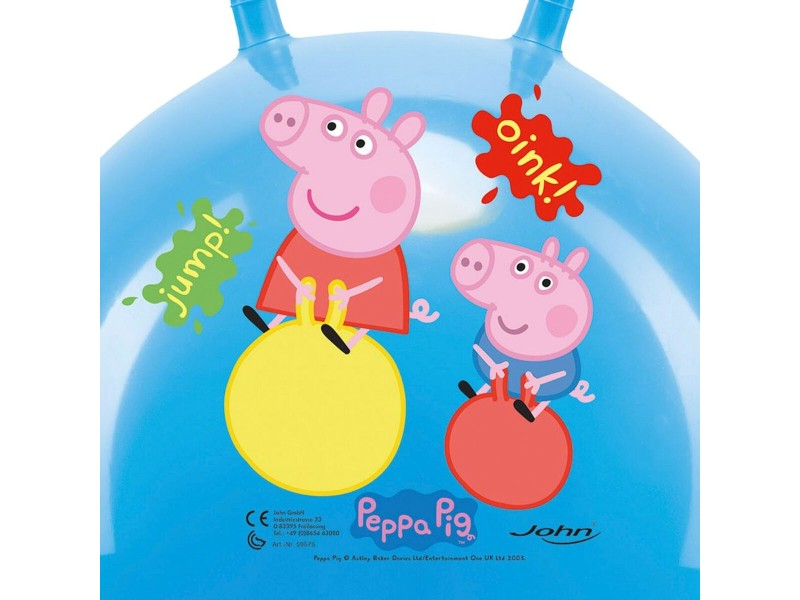 Скачаща топка Peppa Pig Ø 45 cm Син (10 броя) NaN –  BB Скачащи pogos и скачащи топки