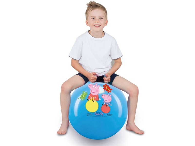 Скачаща топка Peppa Pig Ø 45 cm Син (10 броя) NaN –  BB Скачащи pogos и скачащи топки