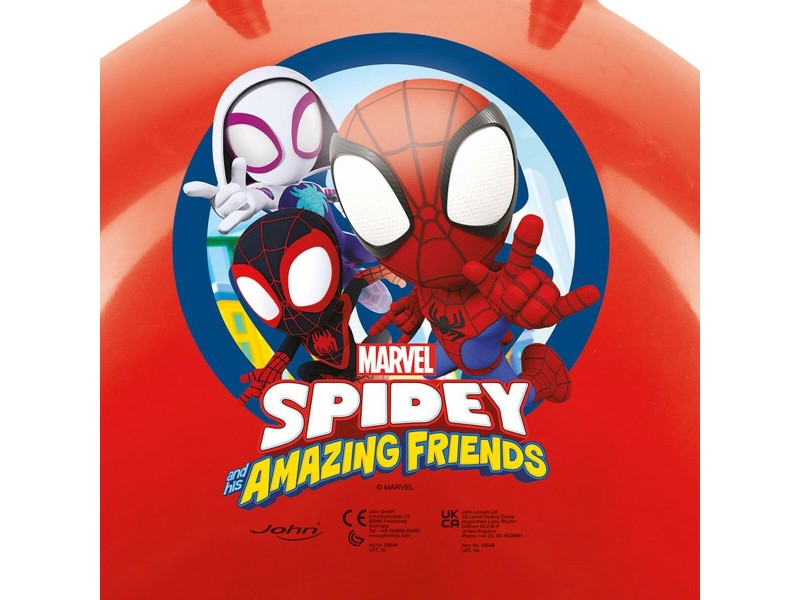Скачаща топка Spidey Ø 45 cm Червен (10 броя) NaN –  BB Скачащи pogos и скачащи топки