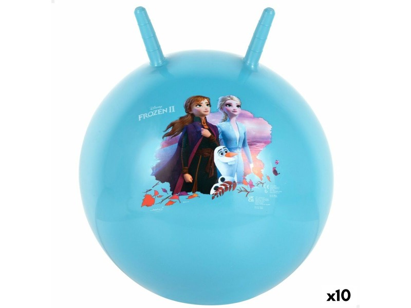 Скачаща топка Frozen Ø 45 cm Син (10 броя) NaN –  BB Скачащи pogos и скачащи топки