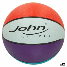 Баскетболна Топка John Sports Rainbow 7 Ø 24 cm 12 броя