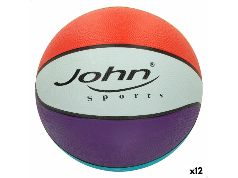 Баскетболна Топка John Sports Rainbow 7 Ø 24 cm 12 броя NaN –  BB Топки