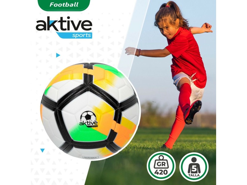 Футболна Топка Aktive 5 Ø 22 cm (12 броя) NaN –  BB Тренировка