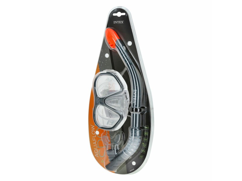 Очила за Гмуркане с Детски Шнорхел Intex Reef Rider Син NaN –  BB Шнорхели