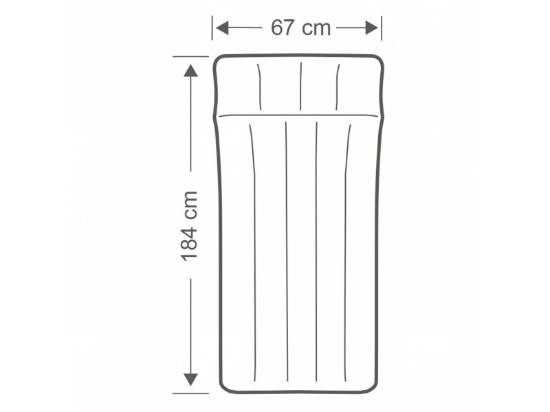Air Bed Intex 67 x 17 x 184 cm (6 броя) NaN –  BB Въздушни матраци
