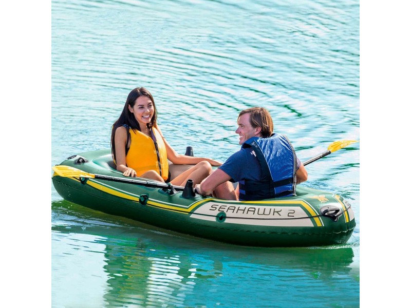 Надуваема Лодка Intex Seahawk 2 Зелен 236 x 41 x 114 cm NaN –  BB Надуваеми салове